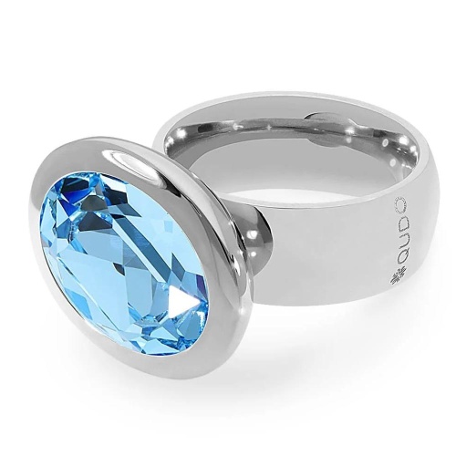 Кольцо Qudo TIVOLA big S aquamarine  19 мм, 632005/19 BL/S фото 3
